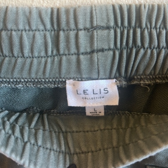 Lelis Collection Cargo Pants Pull On Charcoal Wide Leg Womens Size Large - Picture 9 of 12